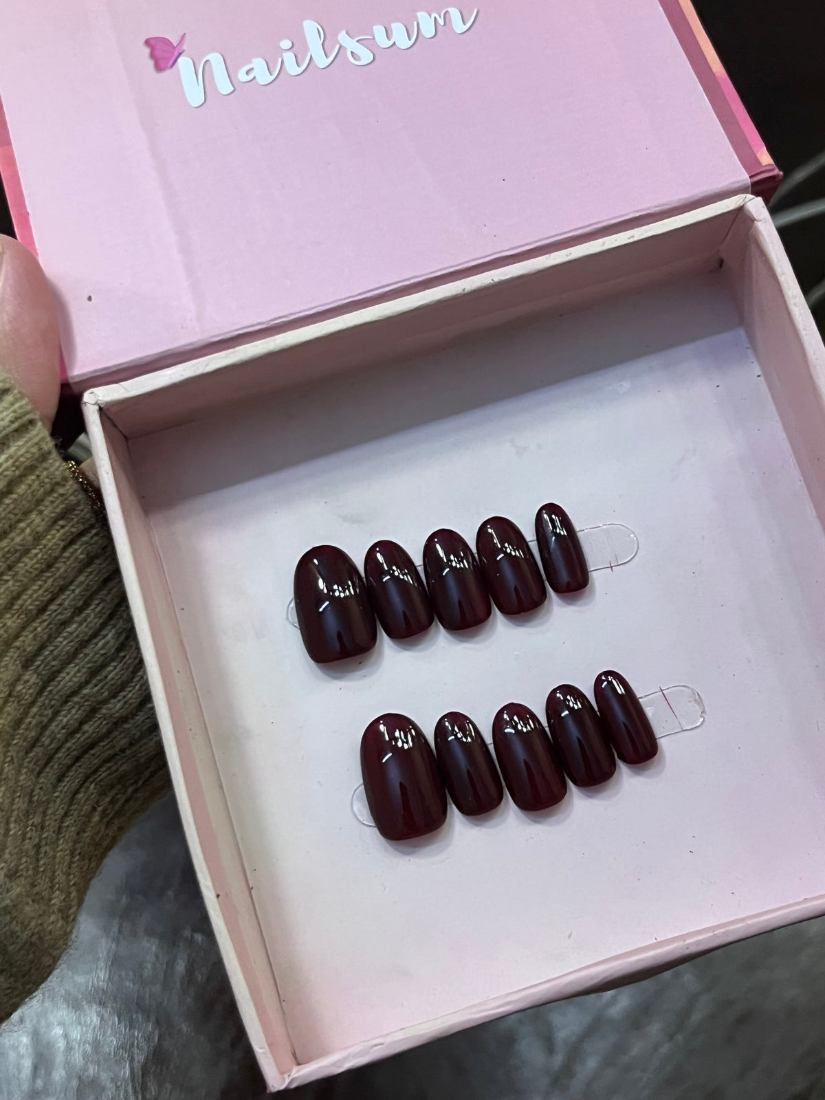 WINE RED SOLID SET