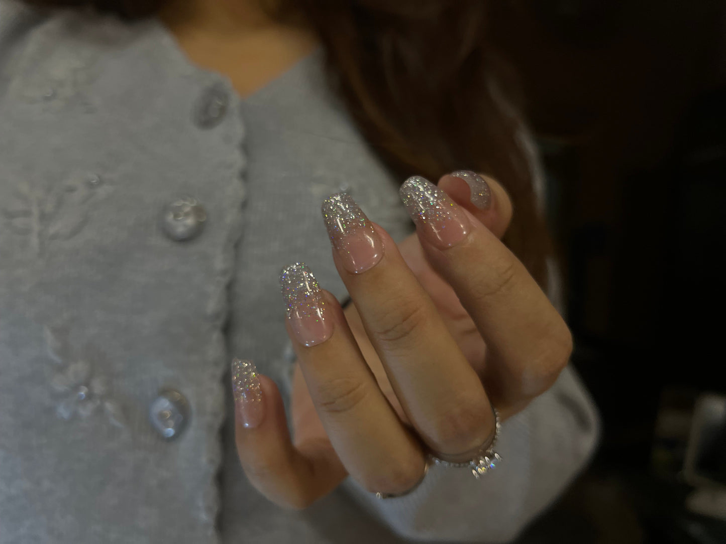PEARL DUST SET (SILVER GLITTER)