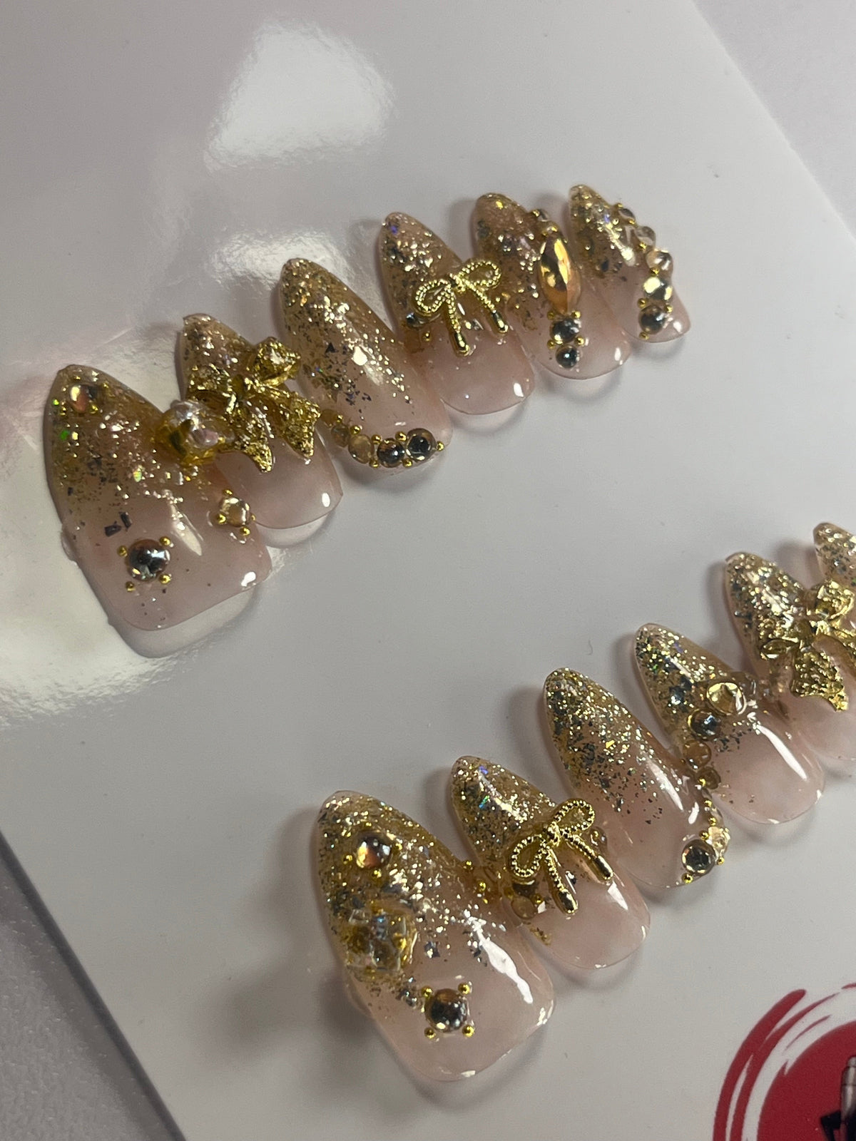 GOLD GLAM TIPS SET