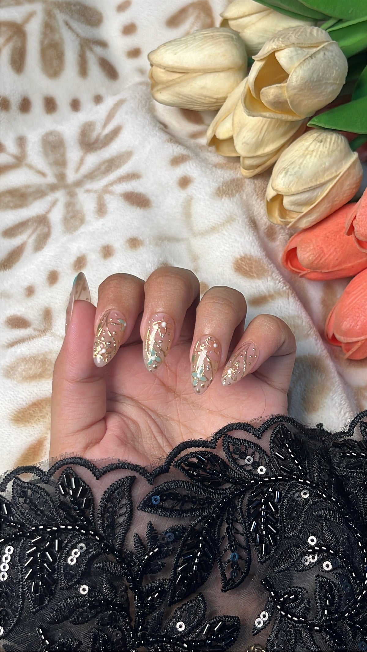 GLASS FLORAL OMBRE SET (PASTEL)