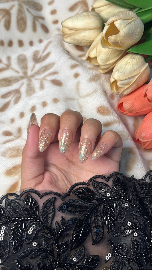 GLASS FLORAL OMBRE SET (PASTEL)