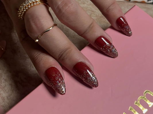 BLOOD RED GLITTER