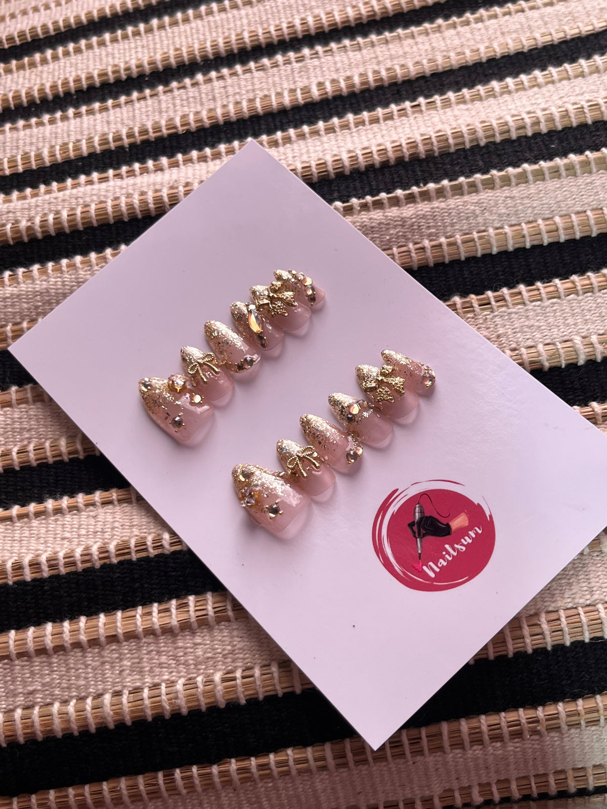 GOLD GLAM TIPS SET