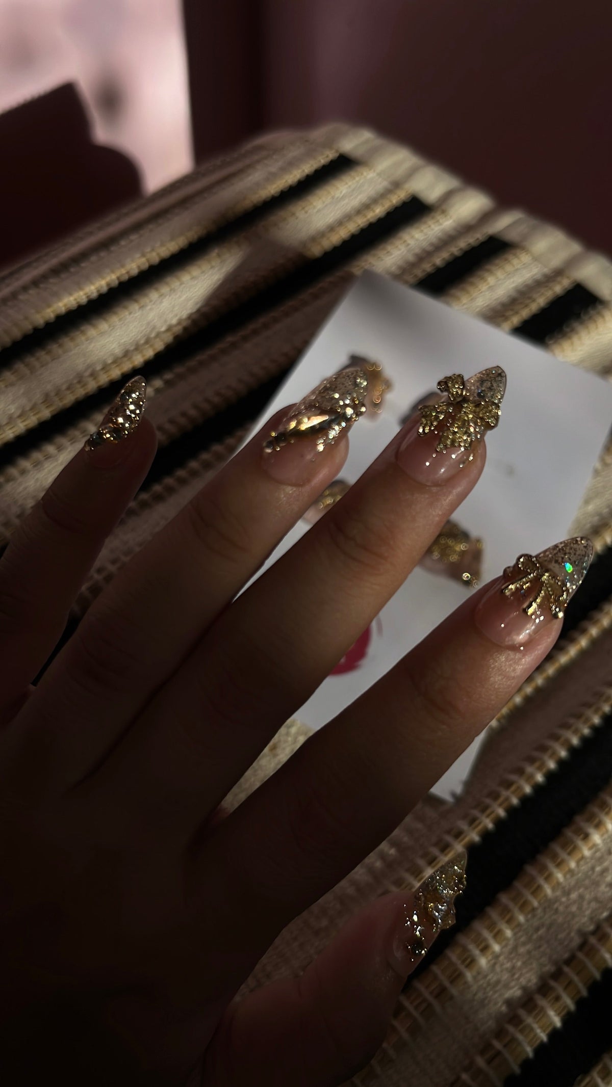 GOLD GLAM TIPS SET