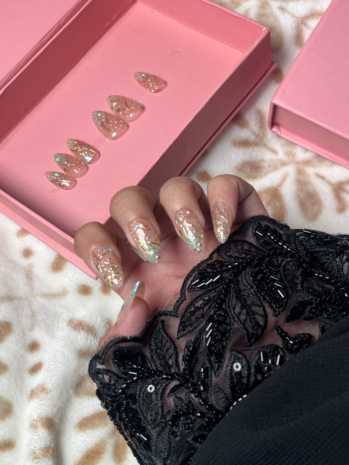 GLASS FLORAL OMBRE SET (PASTEL)