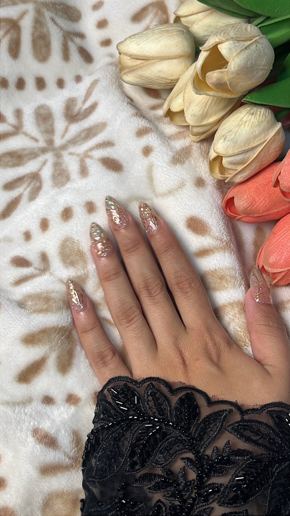 GLASS FLORAL OMBRE SET (PASTEL)