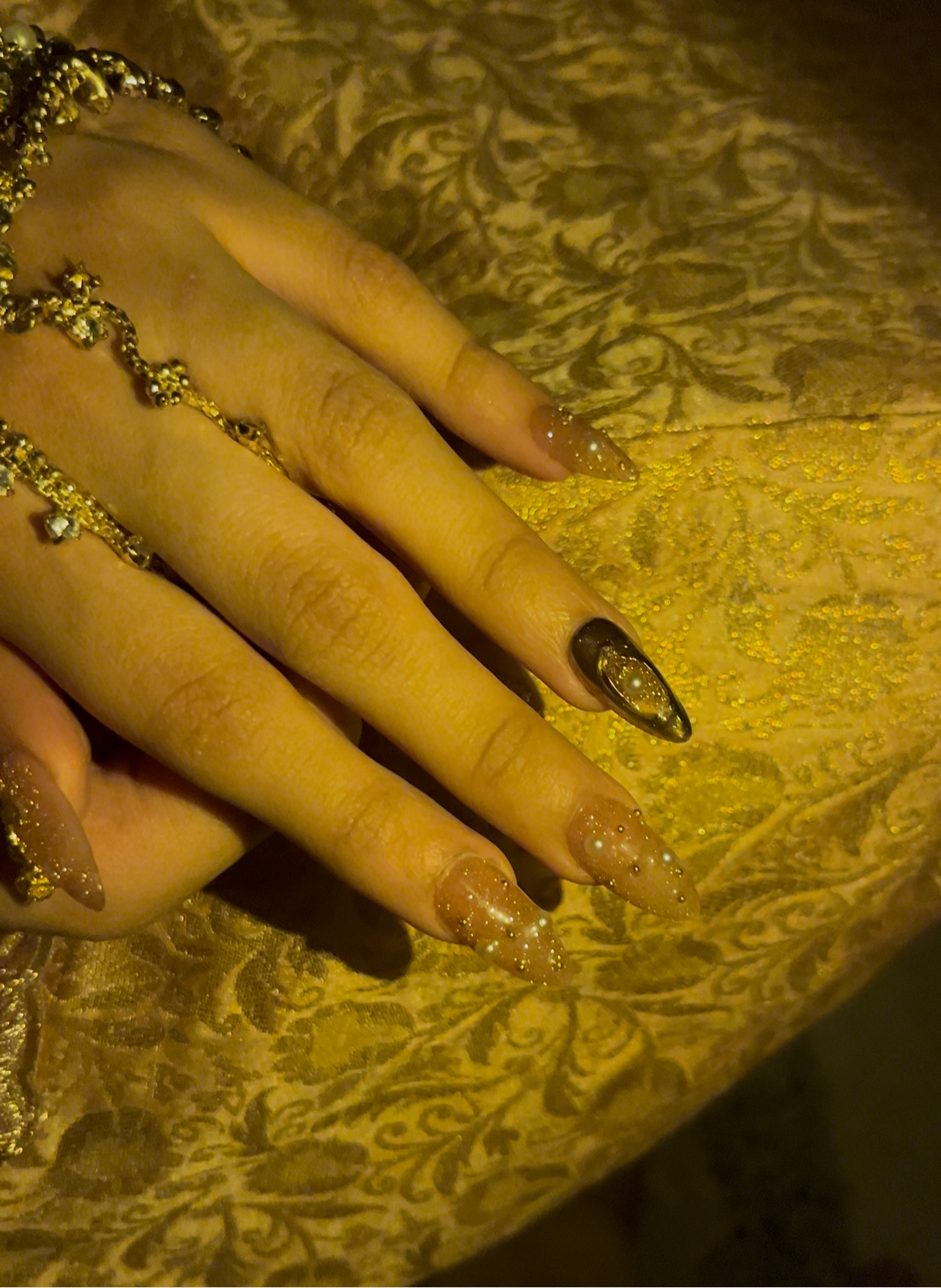 PEARLS AND ROSE SET 🥀 - Nailsum