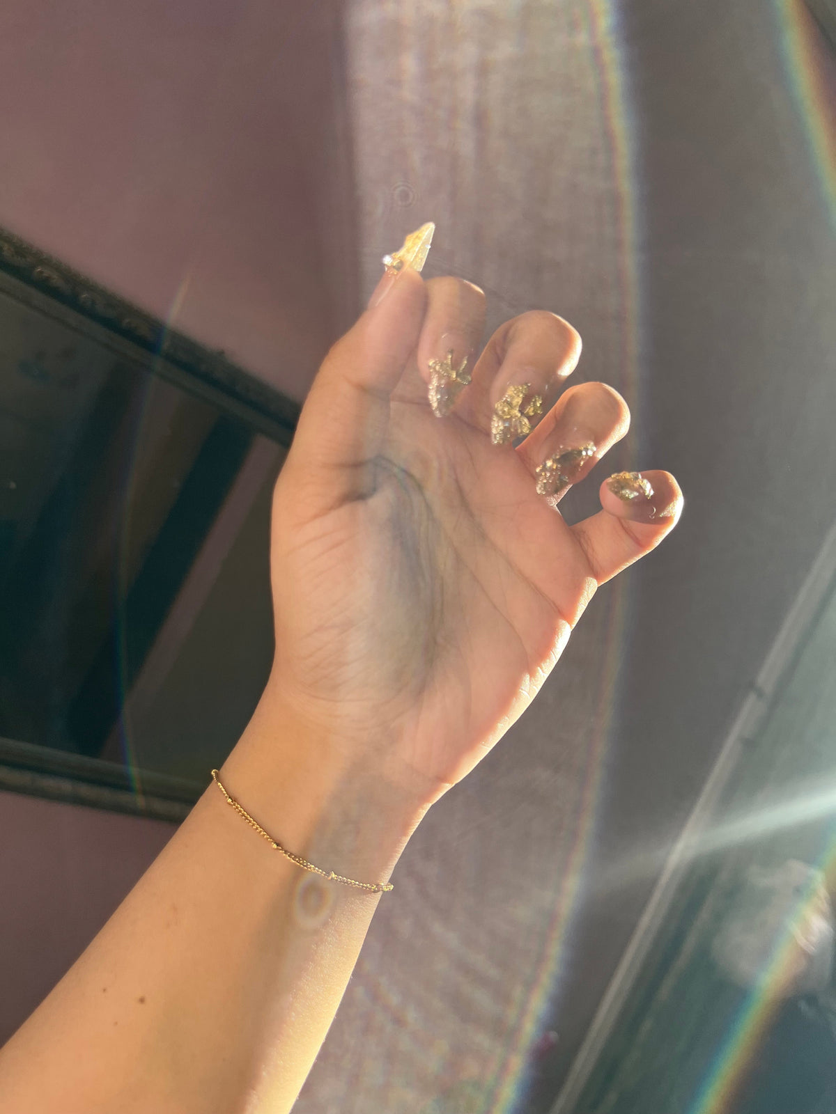 GOLD GLAM TIPS SET